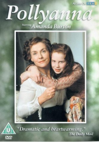 DVD cover for Pollyanna featuring a woman and a young girl embracing.