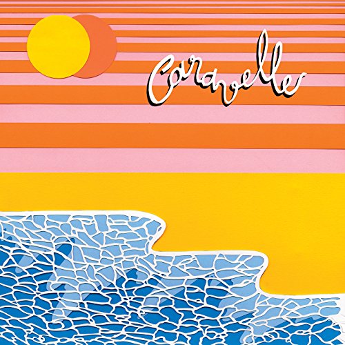 Album cover with sun, waves, and the title "Caravelle" in script.