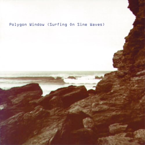 CD cover with a coastal scene of rocks and ocean waves.