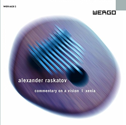 CD cover with abstract blue and purple eye-like image and text.