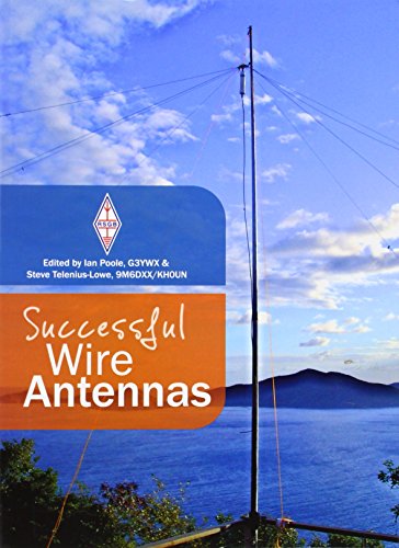 Book cover showing a wire antenna mast against a blue sky and water background.