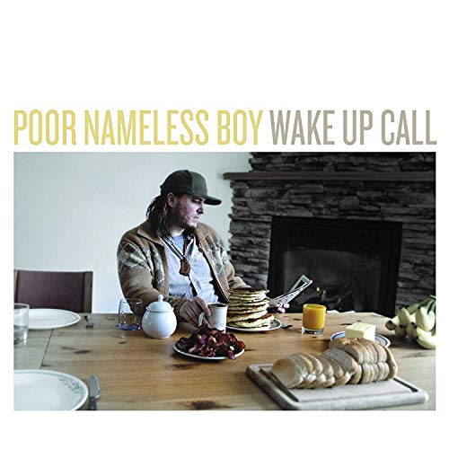 CD cover: man at table with breakfast, fireplace in background.