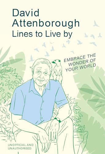 Illustrated book cover featuring David Attenborough with a meerkat.