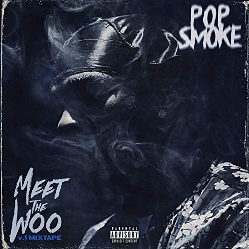 Dark album cover with smoky image of man wearing leather and gold grill.