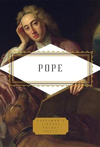 Book cover featuring a portrait of Alexander Pope, with gold accents.