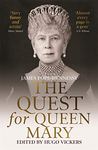 Book cover: portrait of Queen Mary wearing a jeweled tiara and necklace.