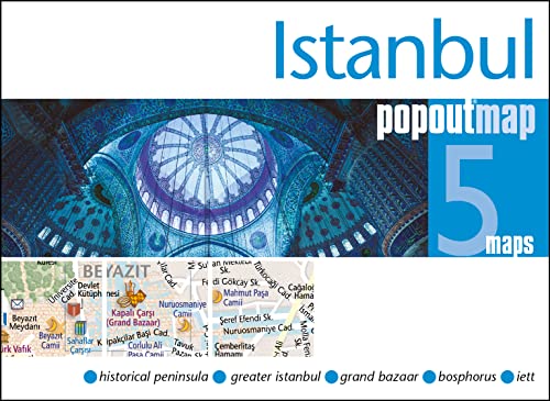 Istanbul PopOut Map cover featuring the Hagia Sophia’s ornate ceiling.