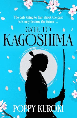 Book cover featuring a silhouette of a sword-wielding woman against aS a blue background.