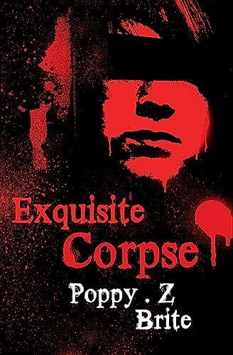 Book cover with a red, dripping face silhouette on a black background.