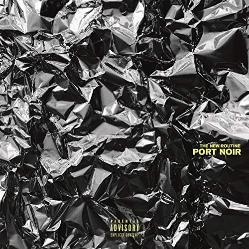 CD cover with crumpled silver foil texture and red text.