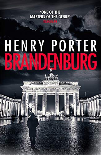 Book cover: Brandenburg Gate at night, a figure walking away.