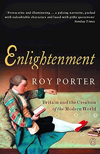 Book cover: "Enlightenment" by Roy Porter, featuring a seated man reading.