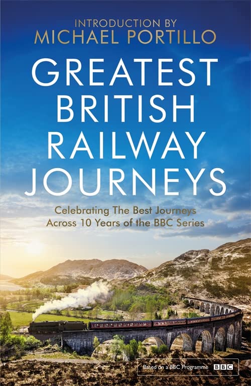 Book cover featuring a steam train on a stone railway bridge.
