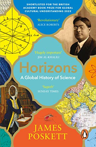 Book cover featuring a collage of historical scientific images, portraits, and maps with title.