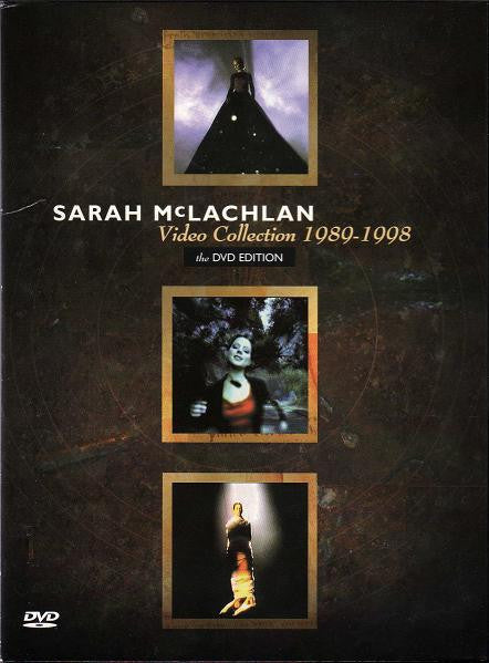 DVD cover for Sarah McLachlan's video collection, 1989-1998.