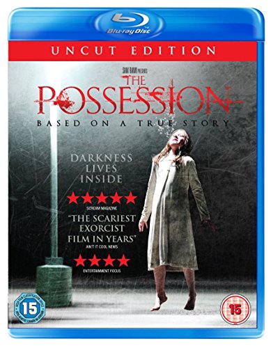Possession" Blu-ray cover featuring a woman and dark, unsettling imagery.