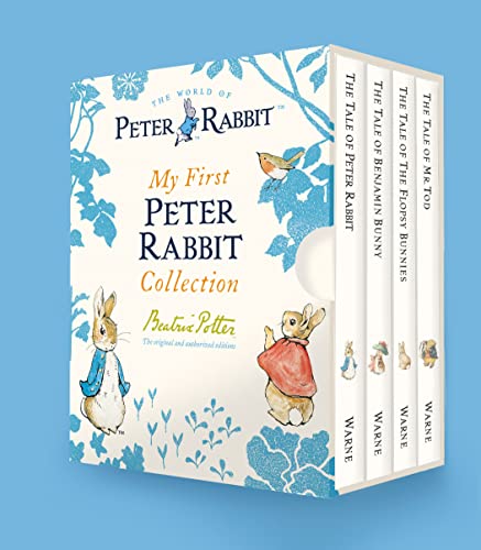 Boxed set of four Peter Rabbit tales by Beatrix Potter.