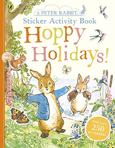Peter Rabbit sticker activity book cover with woodland creatures.