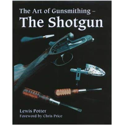 Book cover showing a disassembled shotgun and gunsmithing tools against a black background.