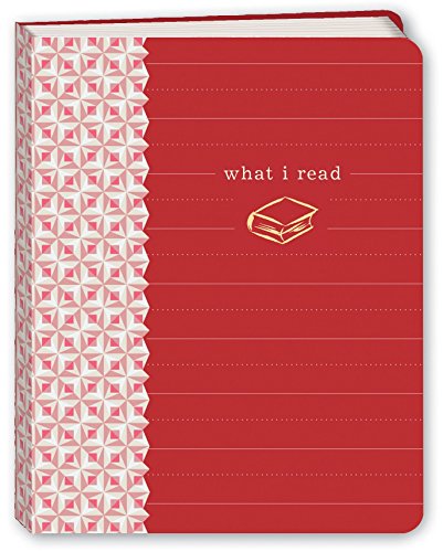 Red journal with “what i read” and a book icon on the cover.
