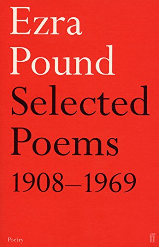 Red book cover with white text: "Ezra Pound Selected Poems 1908-1969".
