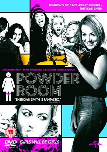Powder Room" DVD cover featuring a collage of women’s faces.