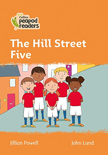 Book cover: “The Hill Street Five” featuring five illustrated children.