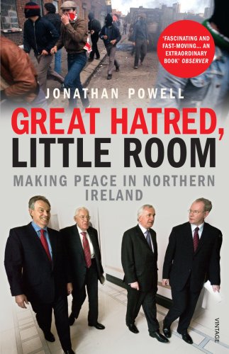 Book cover: “Great Hatred, Little Room” about Northern Ireland peace process.