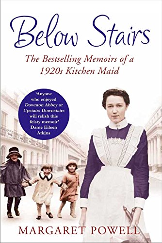Book cover: woman in maid uniform with three children outdoors.