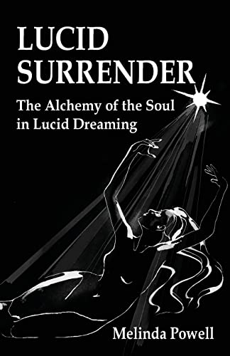 Book cover: "Lucid Surrender" with a silhouetted figure and starburst.