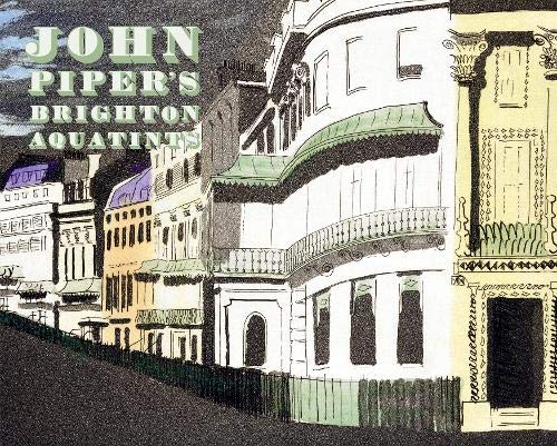 Line drawing of Brighton buildings, with title text overlaying the image.