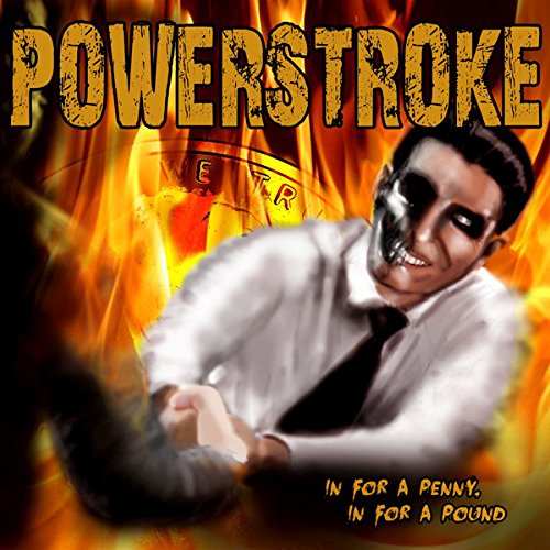 CD cover: Man in mask with flames and text "Powerstroke".