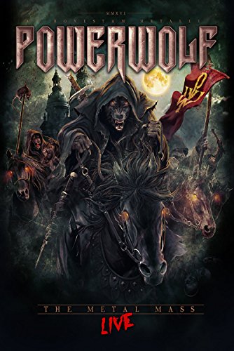 Powerwolf Blu-ray cover art: hooded figures on horseback, dark fantasy style.