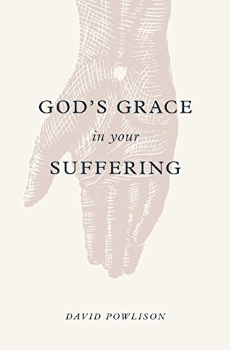 Book cover with an open hand and text: "God's Grace in your Suffering.