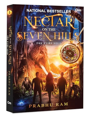 Book cover with fantasy illustration of figures, mammoth, and monkey.