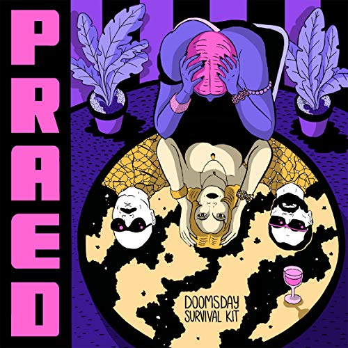 CD cover art: three stylized figures in a purple and yellow scene.