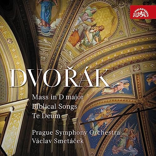 CD cover featuring religious frescoes and the name "Dvorak" in gold lettering.