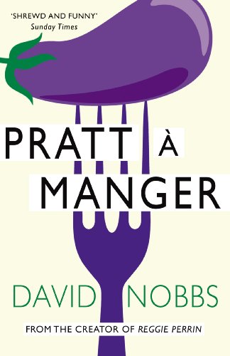 Book cover: "Pratt à Manger" with eggplant and fork illustration.