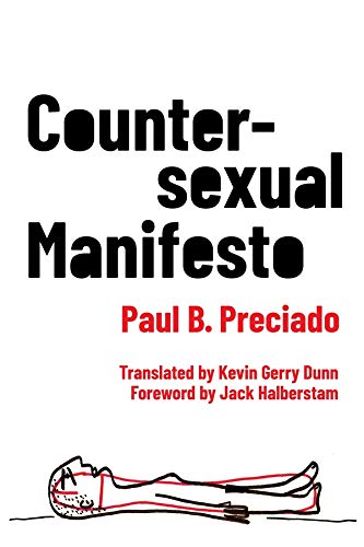 Book cover with black and red text and a line drawing of a figure.