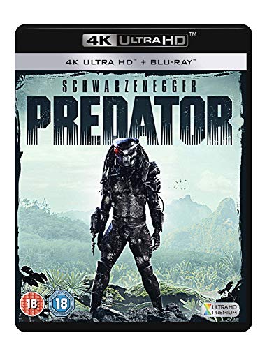 Predator" Blu-ray cover featuring the alien creature in a jungle landscape.