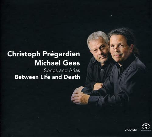 CD cover featuring two men, Christoph Prégardien and Michael Gees, in dark clothing.