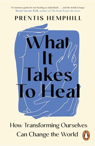 Book cover featuring blue outlined hands cradling the title text on a cream background.