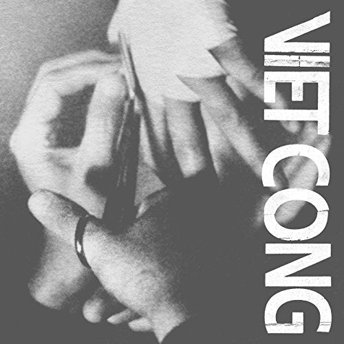 Black and white album cover with a hand holding cigarettes and text.