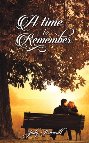 Book cover: couple on a bench under a tree at sunset.
