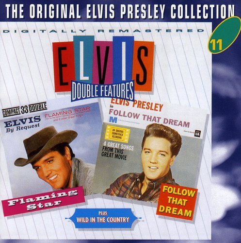 Elvis Presley double CD set featuring "Flaming Star" and "Follow That Dream".