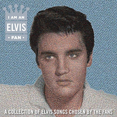 CD cover featuring a portrait of Elvis Presley with text overlay.