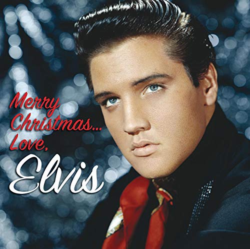 Elvis Presley portrait for the “Merry Christmas” album cover.