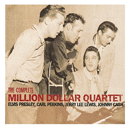 CD cover featuring Elvis Presley and three other musicians.