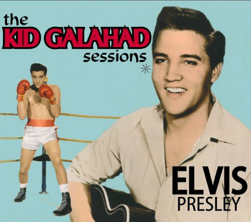 Elvis Presley CD cover featuring a young Elvis in boxing attire.