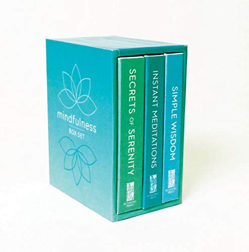 Small, colorful box set containing mindfulness-themed miniature books.